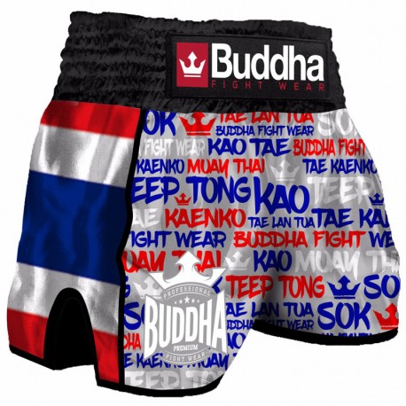 Short de Muay Thaï Buddha Rétro Thailand