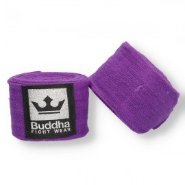 Bandes Buddha Elastiques En Coton 4,5m Violettes